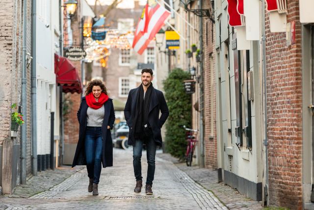 Straatje in Uilenburg in 's-Hertogenbosch