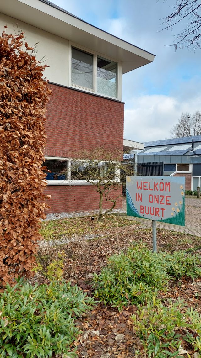 Welkom heten in de buurt